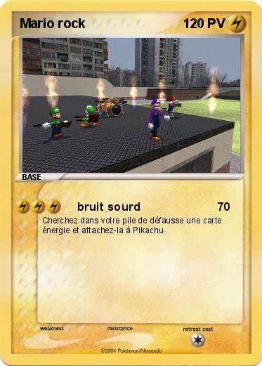 Pokemon Mario rock