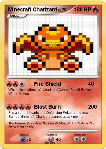 Pokemon Minecraft Charizard