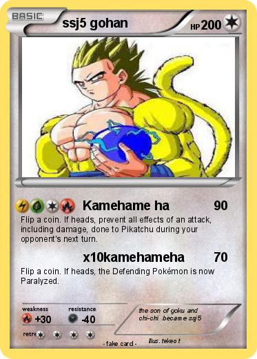 Pokemon ssj5 gohan