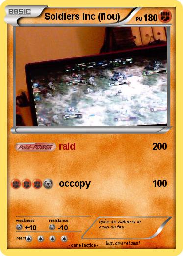 Pokemon Soldiers inc (flou)