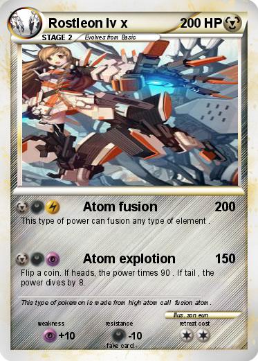Pokemon Rostleon lv x