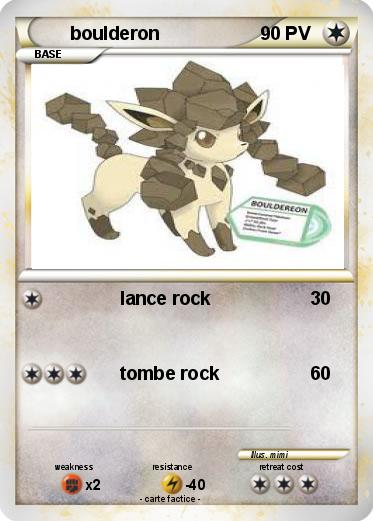 Pokemon boulderon