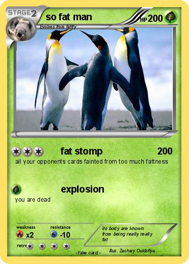 Pokemon so fat man