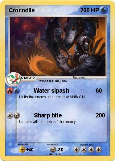 Pokemon Crocodile