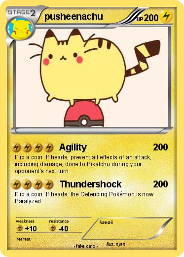 Pokemon pusheenachu