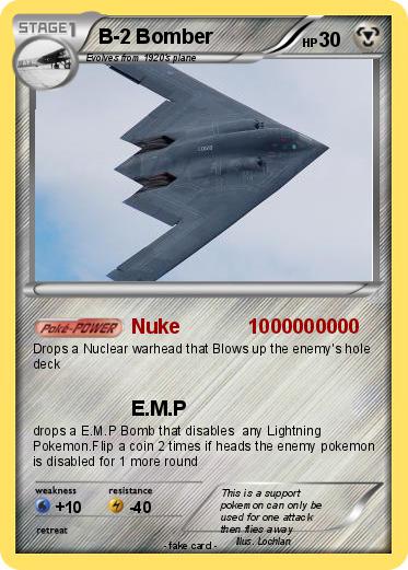 Pokemon B-2 Bomber