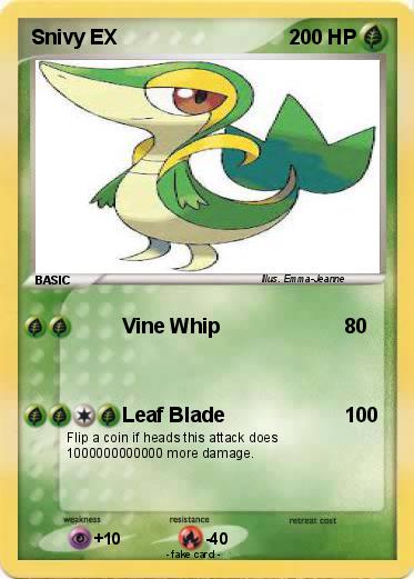 Pokemon Snivy EX