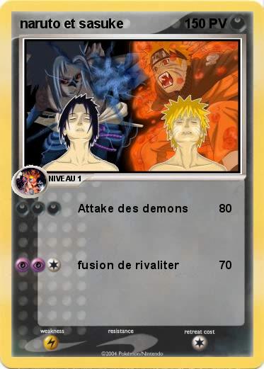 Pokemon naruto et sasuke