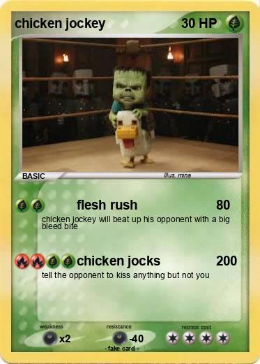 Pokemon chicken jockey