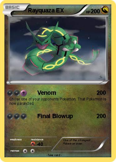 Pokemon Rayquaza EX