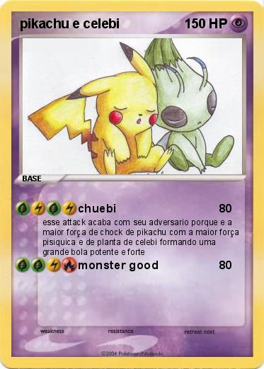 Pokemon pikachu e celebi