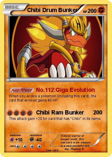 Pokemon Chibi Drum Bunker