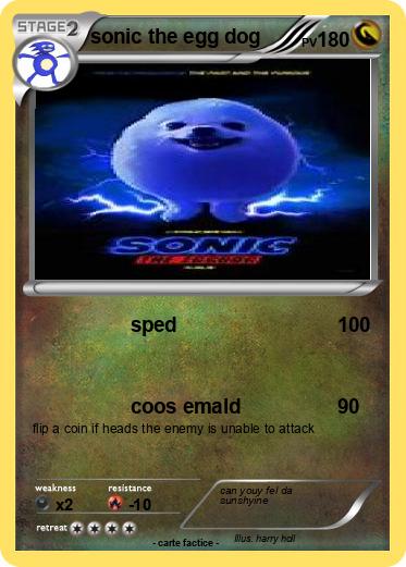 Pokemon sonic the egg dog