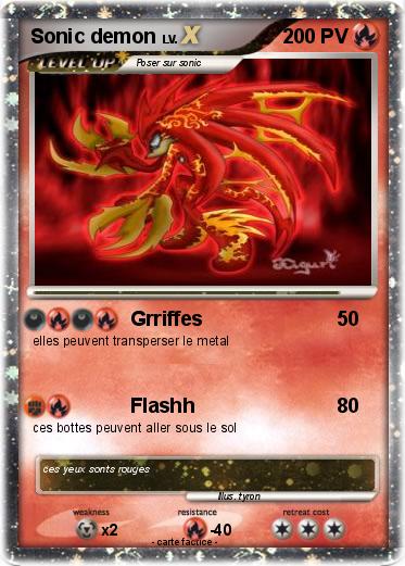 Pokemon Sonic demon