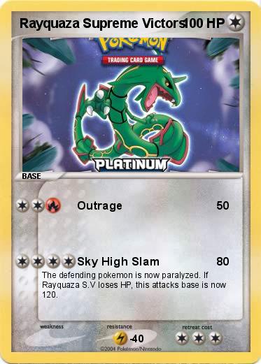Pokemon Rayquaza Supreme Victors