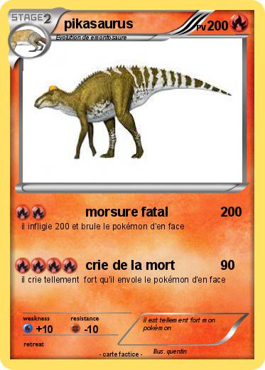 Pokemon pikasaurus
