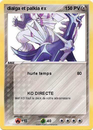 Pokemon dialga et palkia ex
