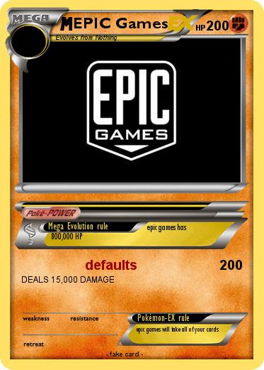 Pokemon EPIC Games