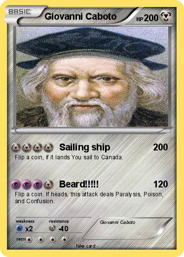 Pokemon Giovanni Caboto