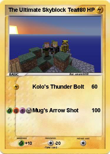 Pokemon The Ultimate Skyblock Team