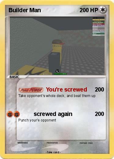 Pokemon Builder Man