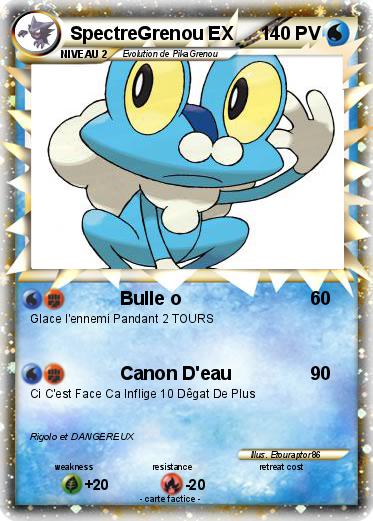 Pokemon SpectreGrenou EX