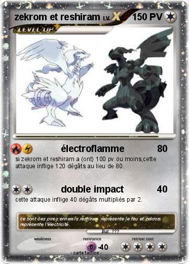 Pokemon zekrom et reshiram