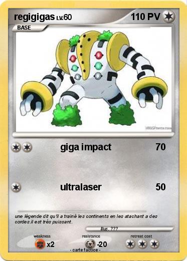 Pokemon regigigas
