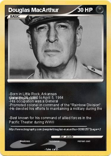 Pokemon Douglas MacArthur