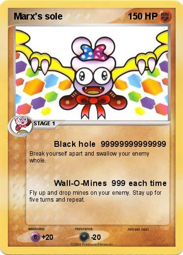 Pokemon Marx's sole 
