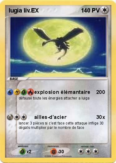 Pokemon lugia liv.EX