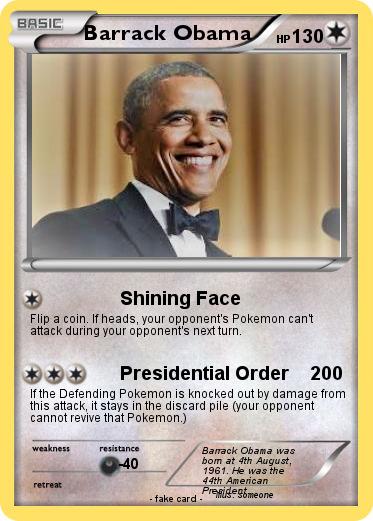 Pokemon Barrack Obama
