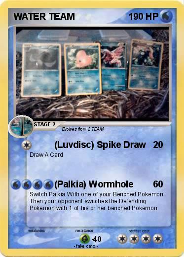 Pokemon WATER TEAM