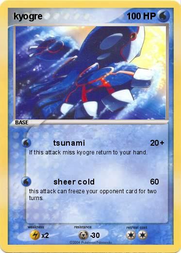Pokemon kyogre