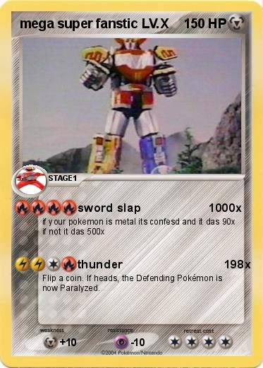 Pokemon mega super fanstic LV.X