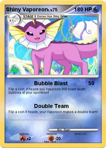 Pokemon Shiny Vaporeon