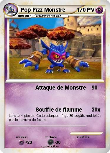 Pokemon Pop Fizz Monstre
