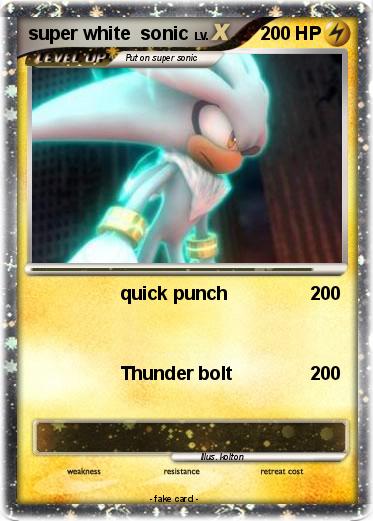 Pokemon super white  sonic