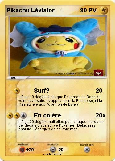 Pokemon Pikachu Léviator