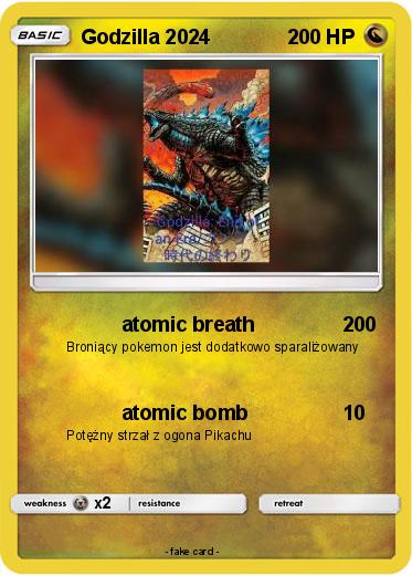 Pokemon Godzilla 2024