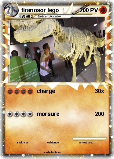 Pokemon tiranosor lego