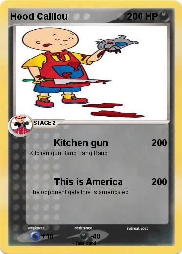 Pokemon Hood Caillou