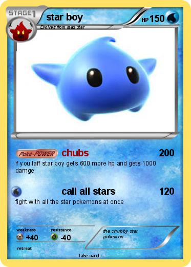 Pokemon star boy