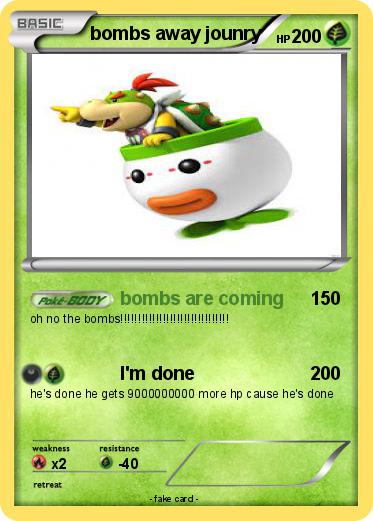 Pokemon bombs away jounry