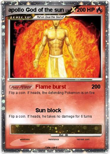Pokemon apollo God of the sun