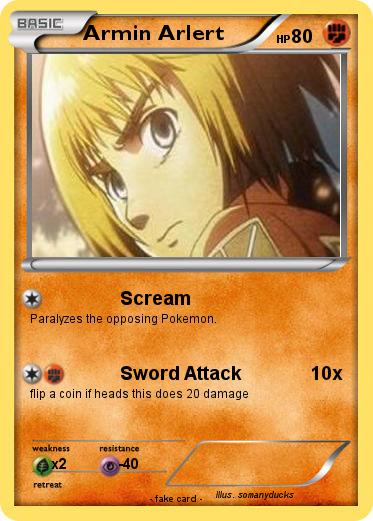 Pokemon Armin Arlert