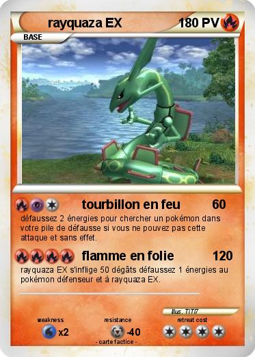 Pokemon rayquaza EX
