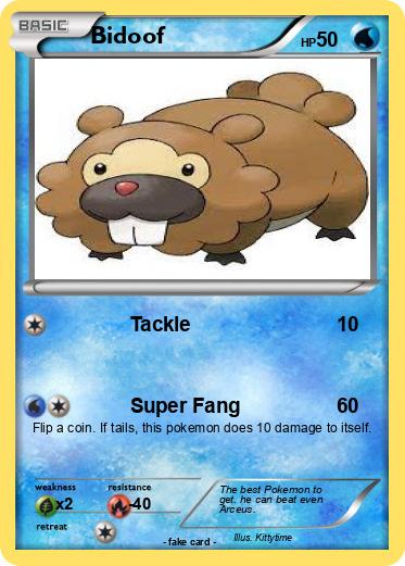 Pokemon Bidoof