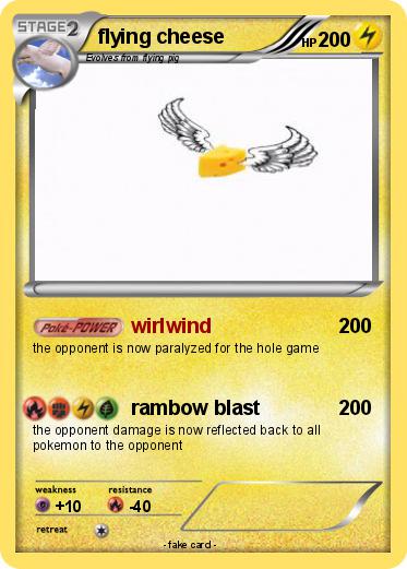 Pokemon flying cheese