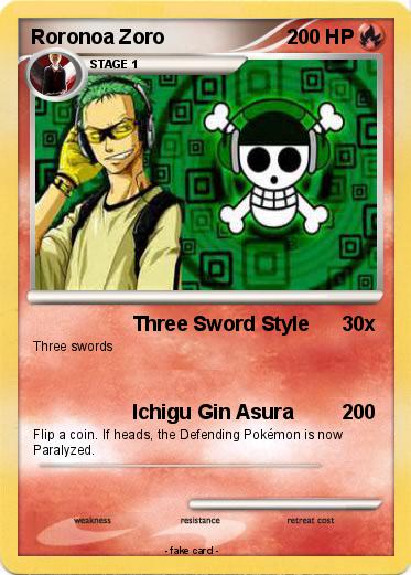 Pokemon Roronoa Zoro